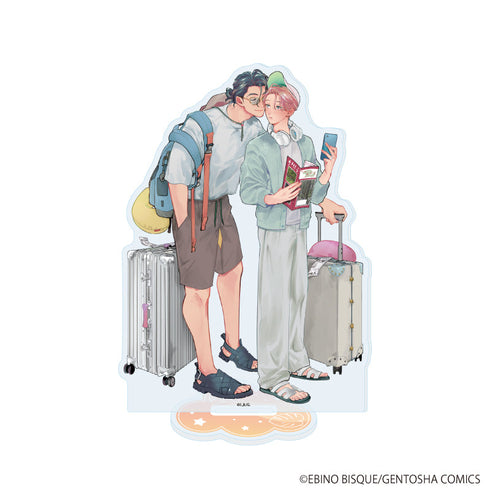 『ヱビノびすく先生』アクリルスタンド01/「社会人カップルのSummer Vacation」BLフェア(描き下ろしイラスト)